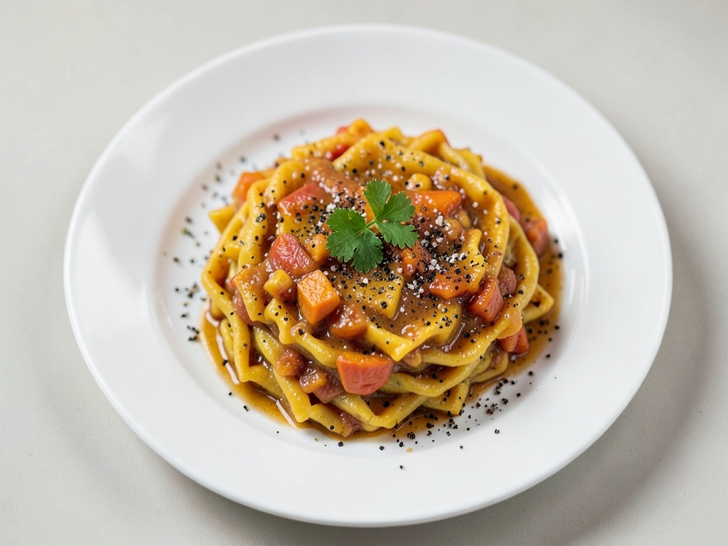 Spätzle croccanti alla zucca con crosta di formaggio