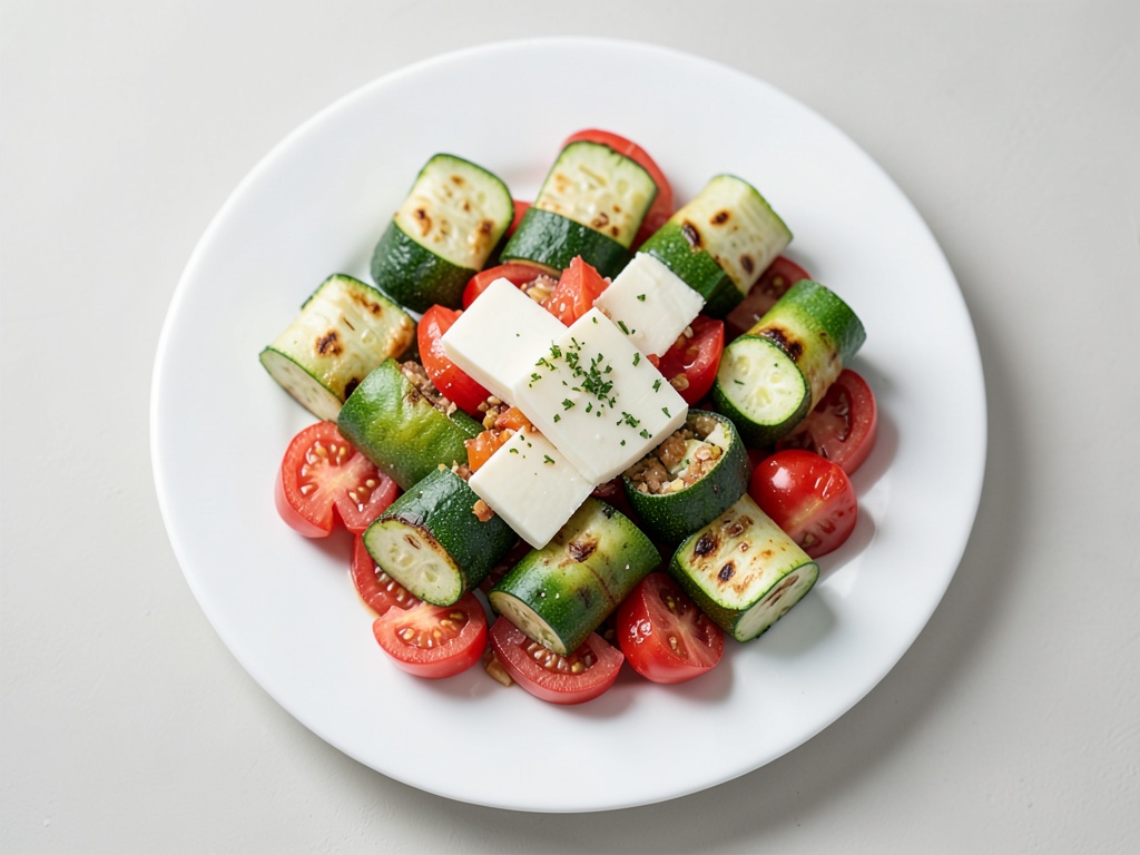 Roulés de courgette au four (version Thermomix)