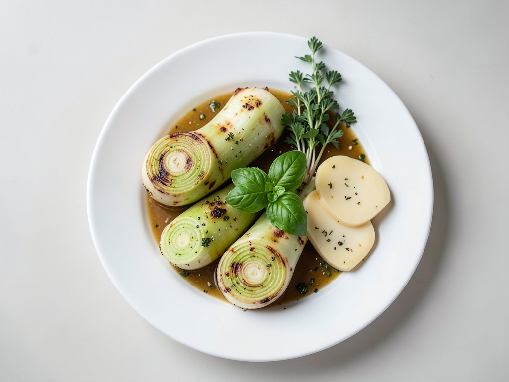 Gratin di cavolo rapa con crosta di formaggio