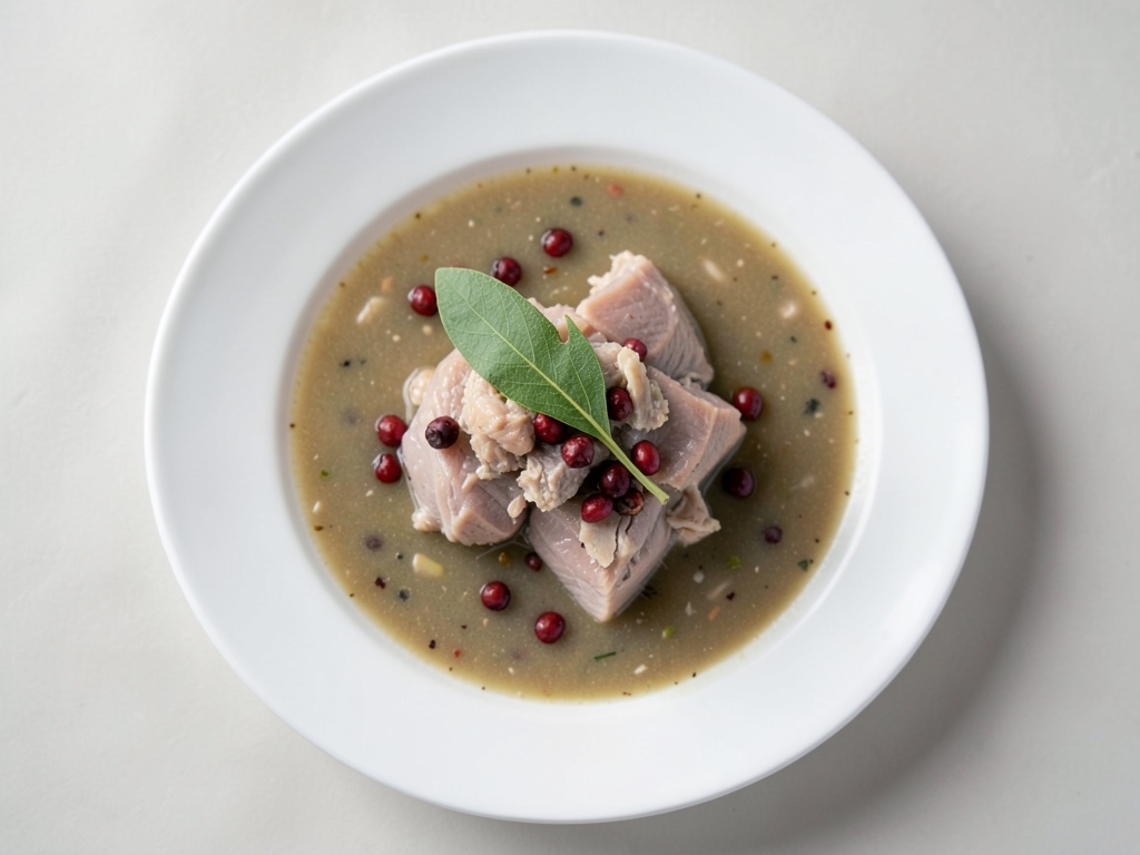 Zuppa di pollo e orzo salata