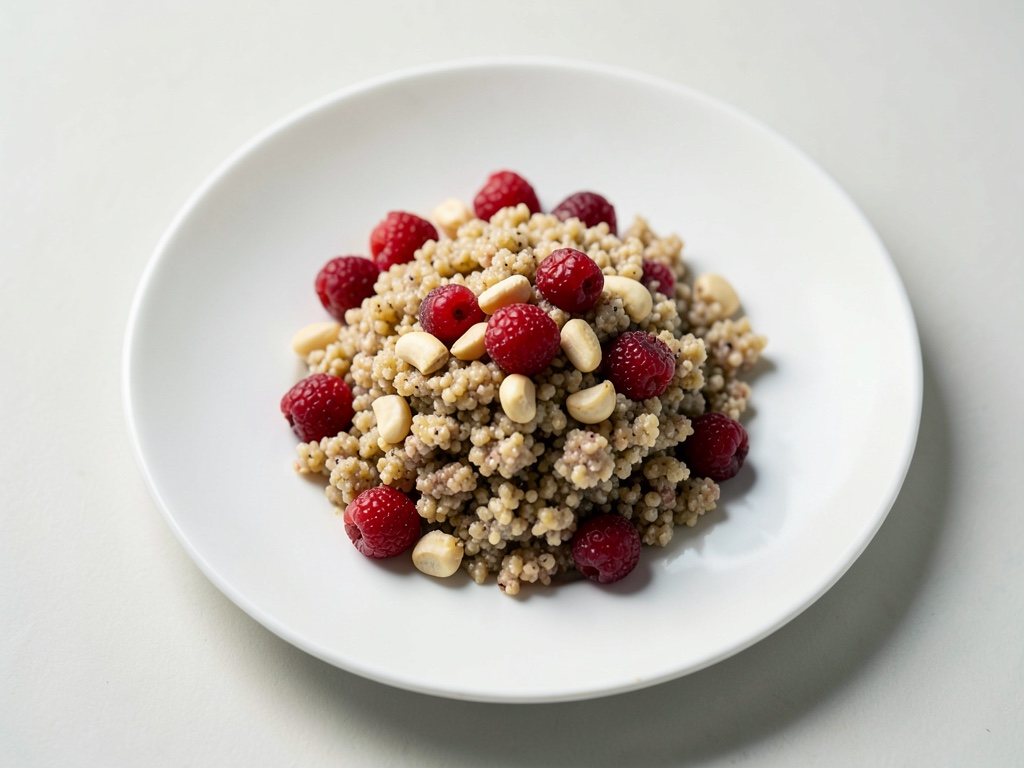 Avena con manzana y nueces