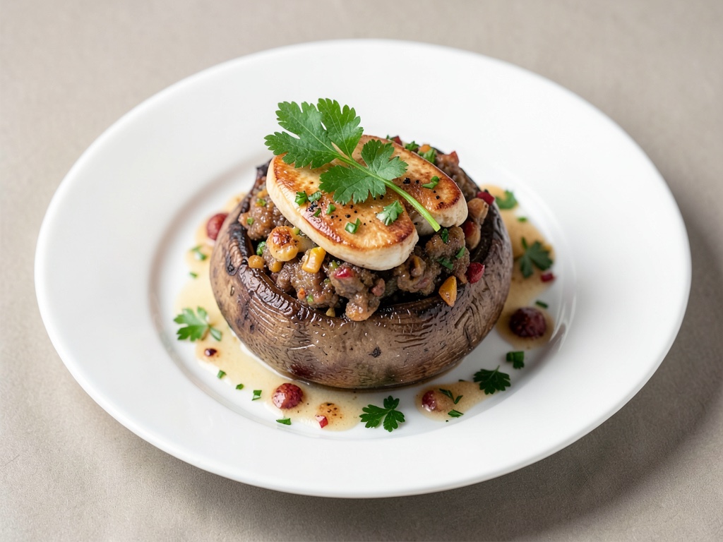 Funghi Champignon grandi ripieni