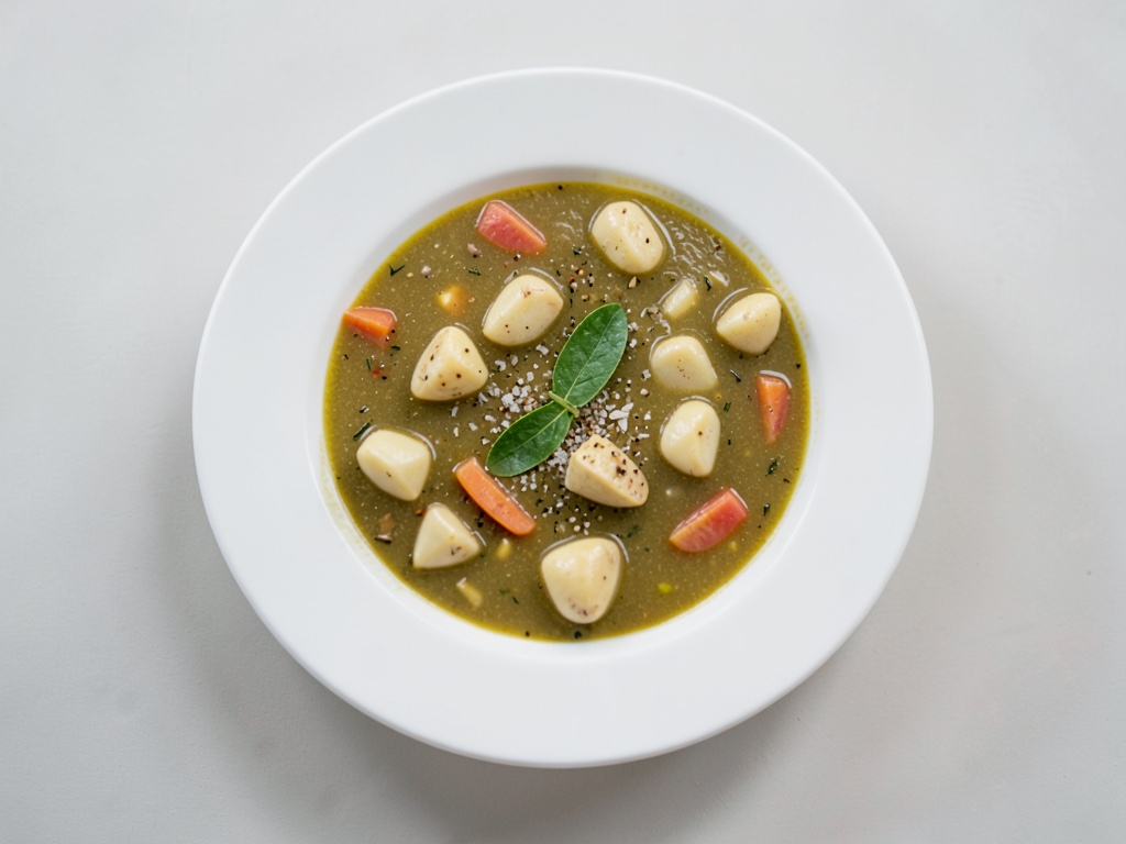 La soupe aux pommes de terre aigre de Mamie