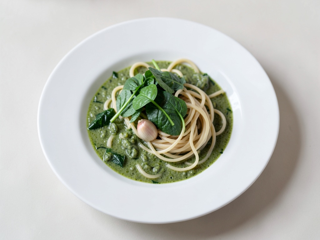 Cremige Spinat-Brokkoli-Suppe mit Tortellini