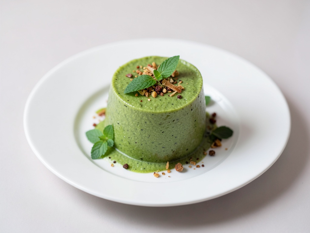 Batido verde fresco de melón