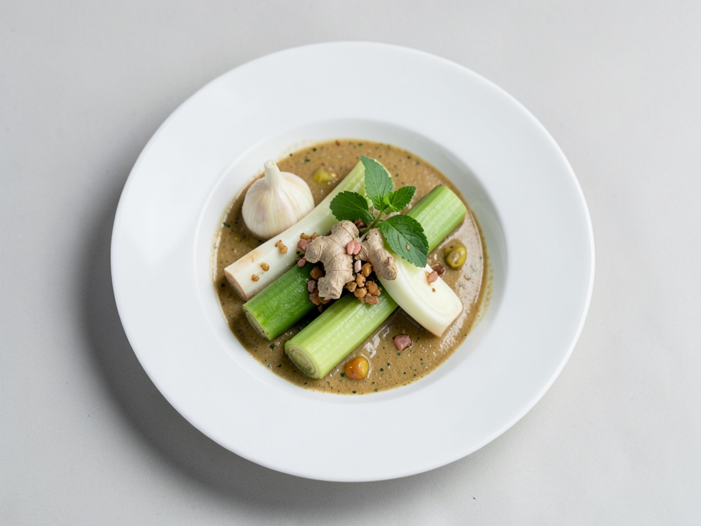 Crema al curry verde con latte di cocco