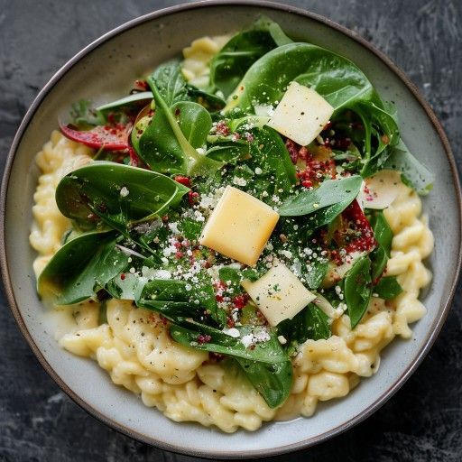 Risotto cremoso al pesto di insalata verde