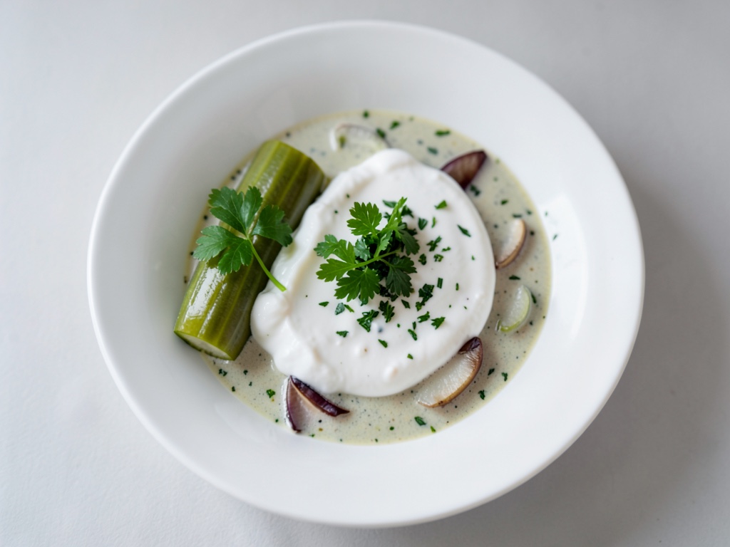 Zuppa rinfrescante di cetrioli e kefir