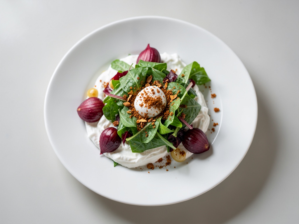Rinfrescante insalata di cetrioli con condimento allo yogurt e gamberi