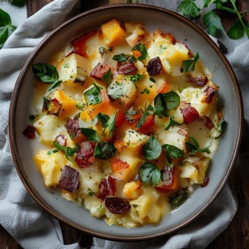 Accogliente Shepherd's Pie con crosta di patate cremosa