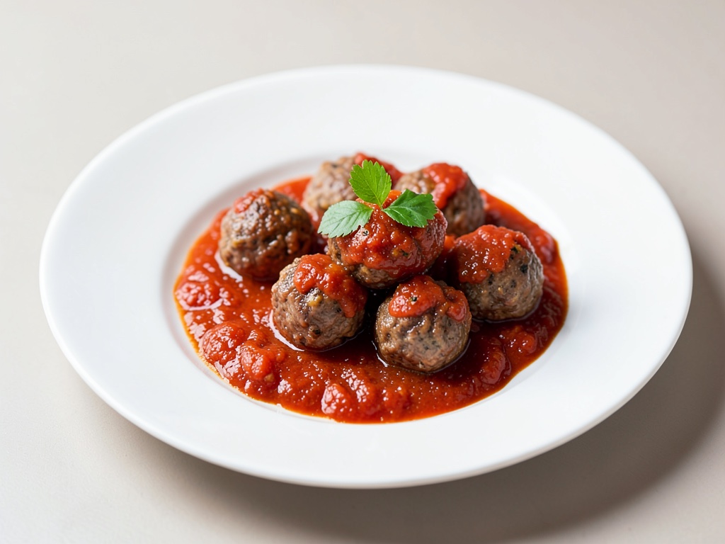 Polpette di carne al sugo di pomodoro