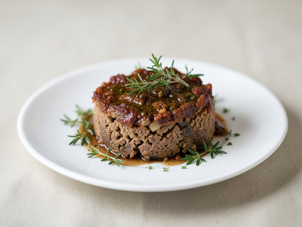 Succulento panino per polpettone con erbe fresche