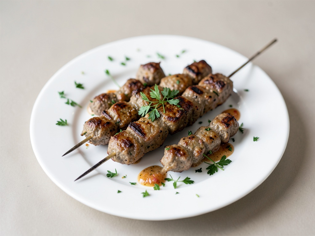 Spiedini di carne macinata alla griglia