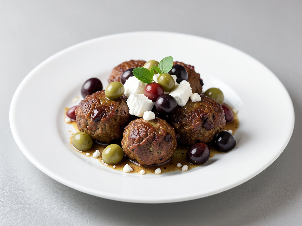 Polpette croccanti con olive e formaggio di pecora