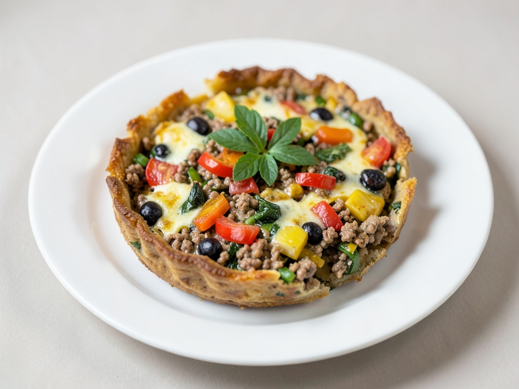 Quiche di carne trita e verdure