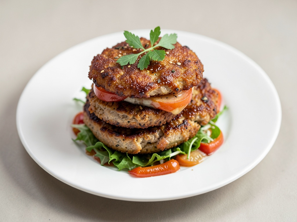 Hamburger croccanti al pollo