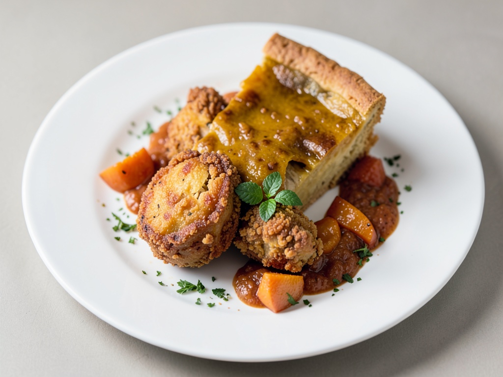 Torta croccante di pollo e zucca