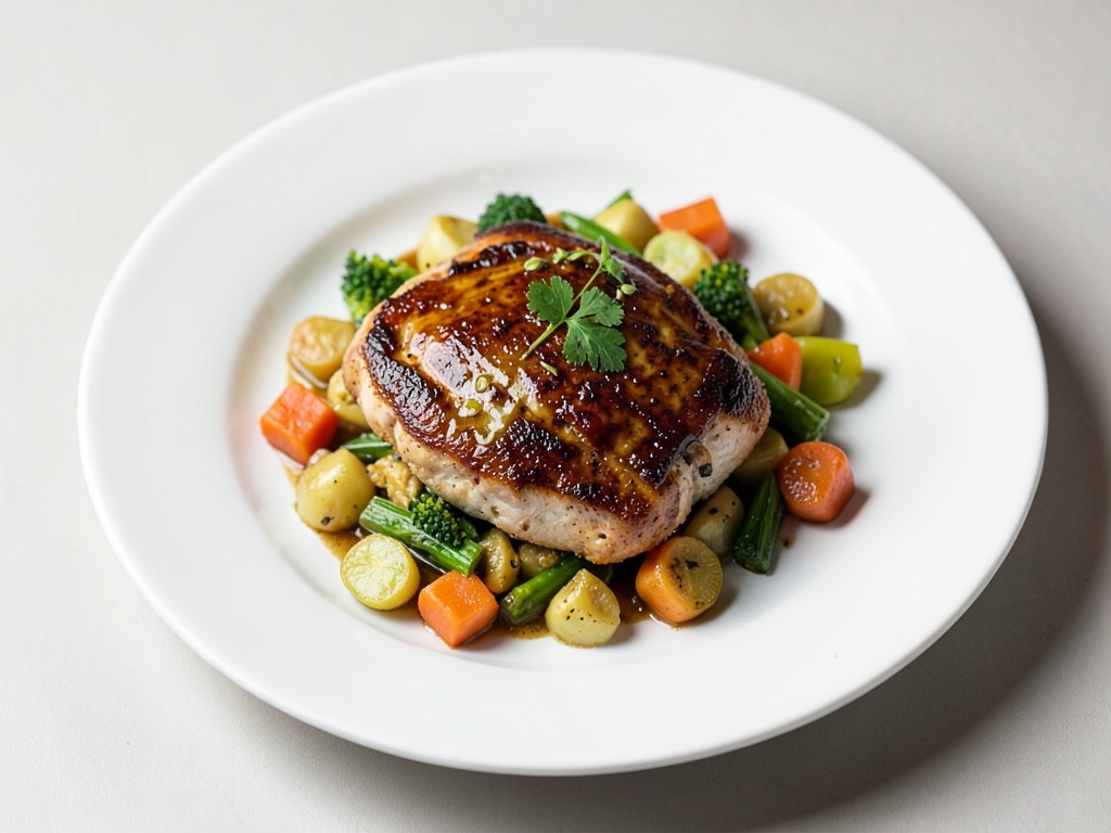 Pollo saltato con cocco e verdure