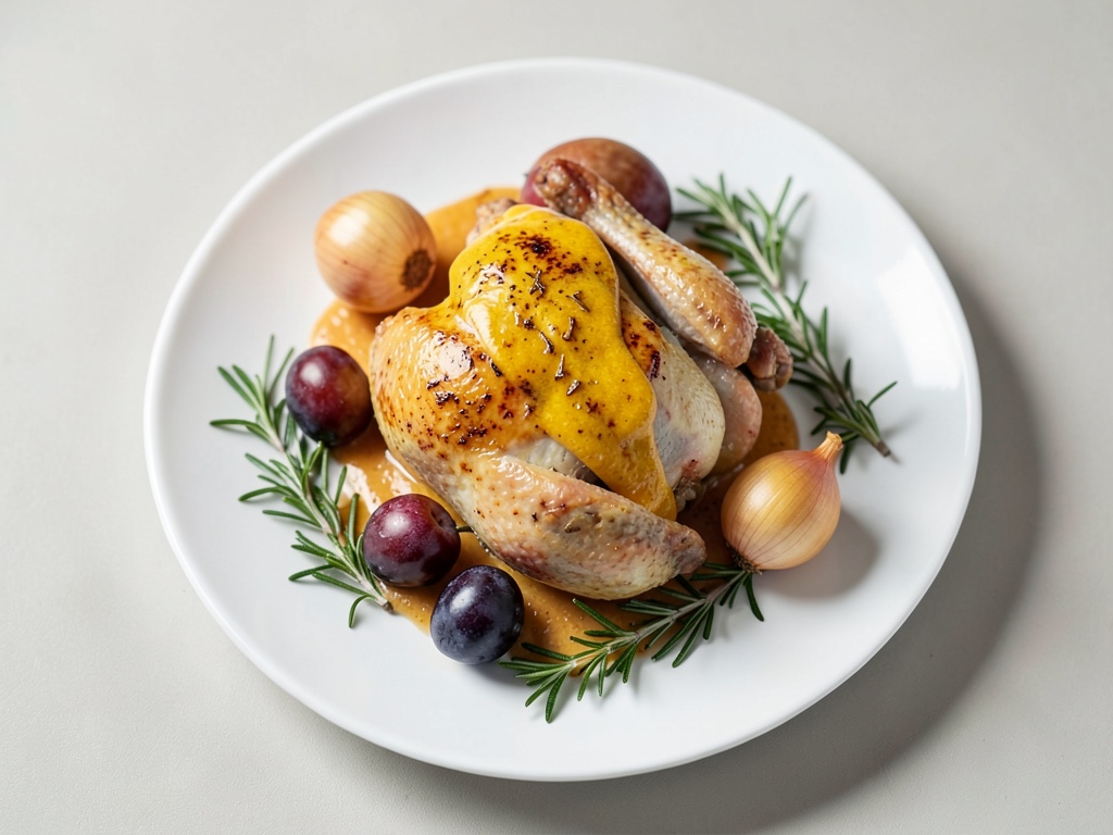 Pollo croccante con glassa di arancia e miele
