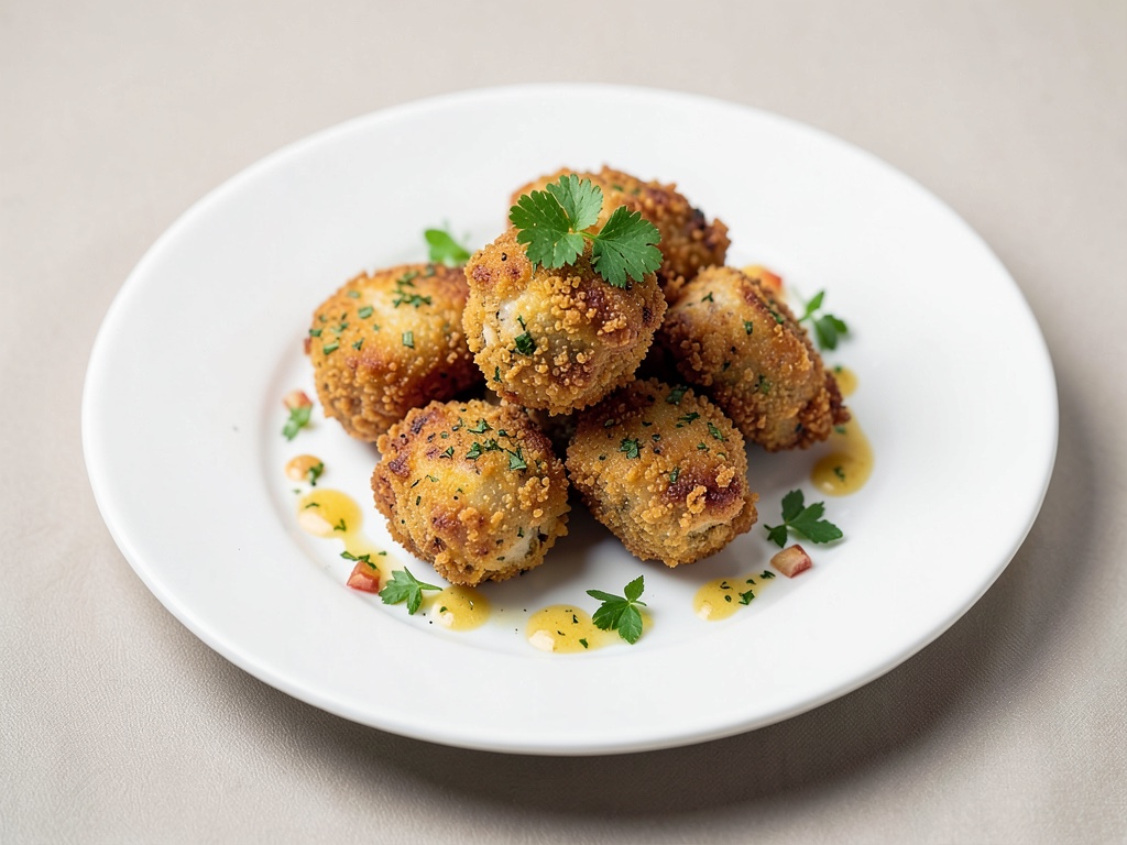 Knusprige Hähnchen-Nuggets mit Kräutern