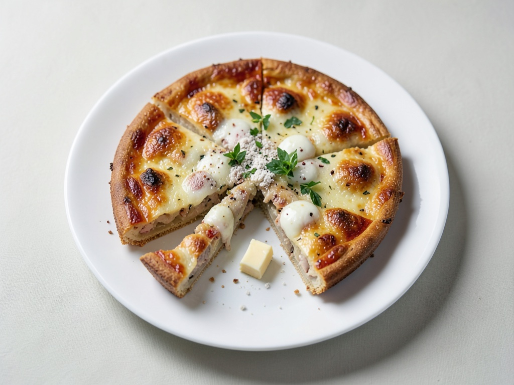 Quiche croccante di pollo con peperoni