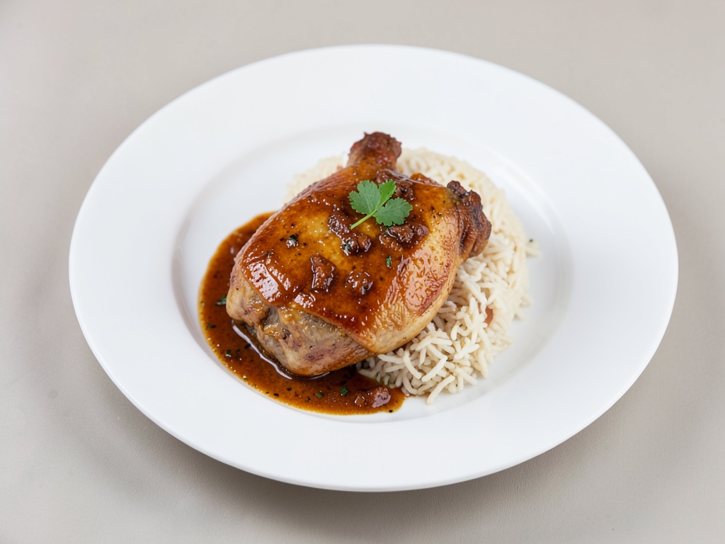 Pollo aromatico con riso