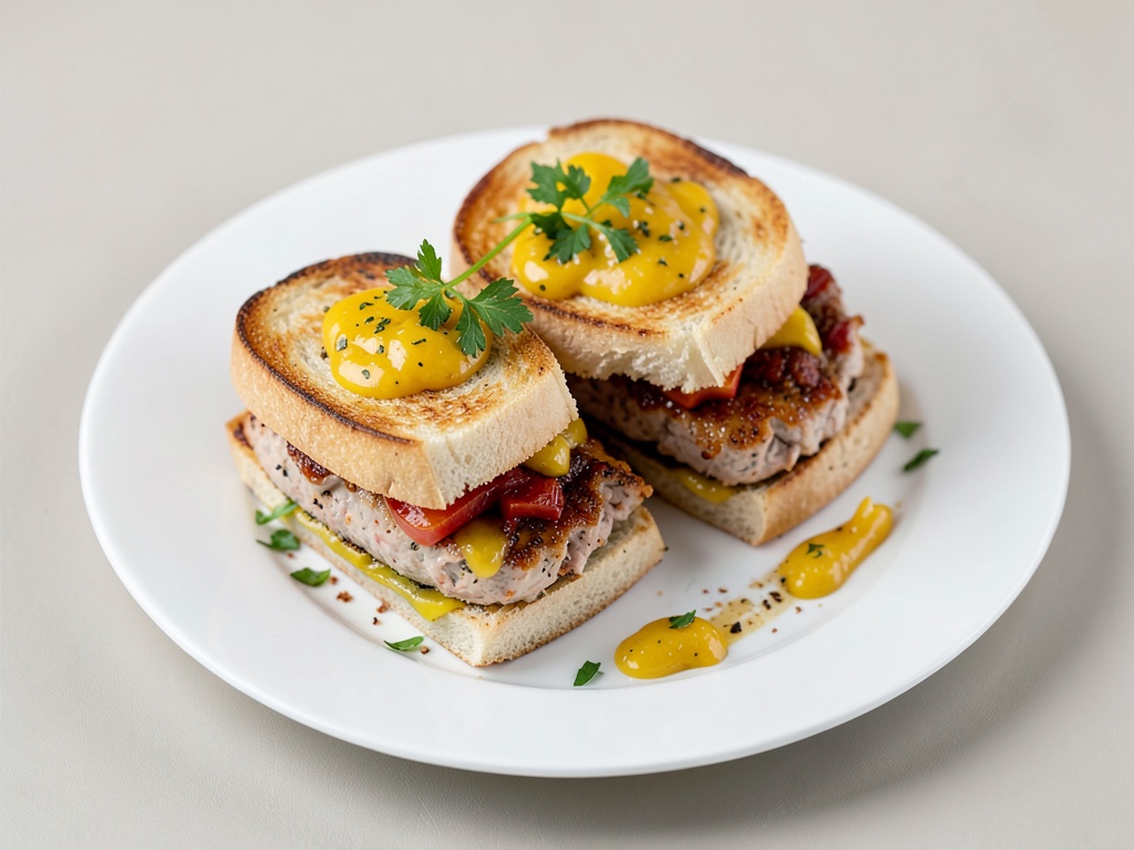 Sandwich di pollo con chutney di mango