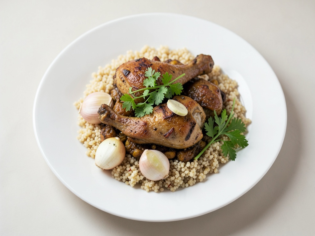 Tajine di pollo con couscous