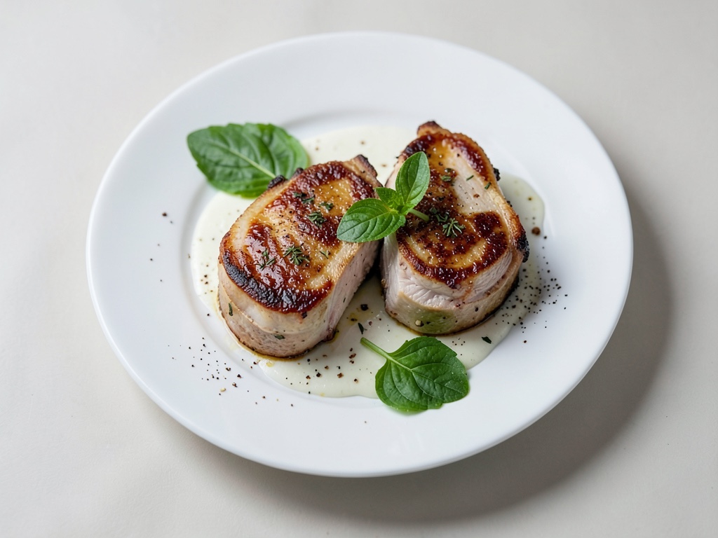 Petto di pollo avvolta nel prosciutto