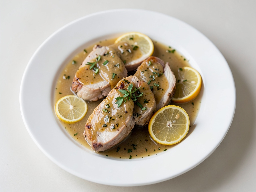 Straccetti di pollo teneri in salsa al limone fresca