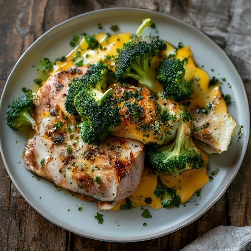 Petto di pollo ripieno con broccoli e formaggio