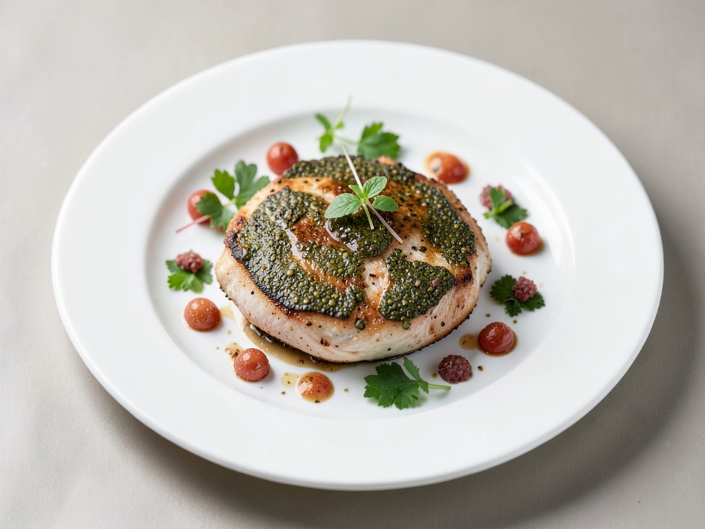 Petto di pollo con crosta alle olive