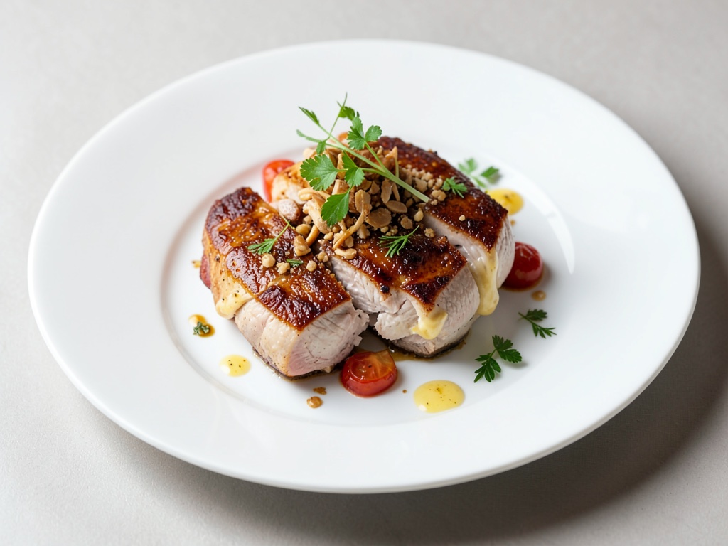 Petto di pollo ripieno con mix di spinaci e formaggio