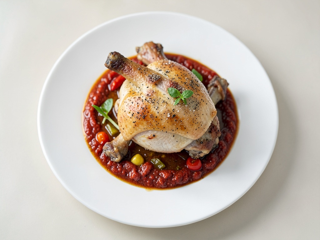 Ailes de poulet croustillantes avec trempade piquante au piment