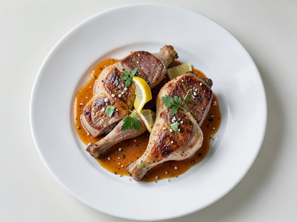Cosce di pollo succose alla griglia