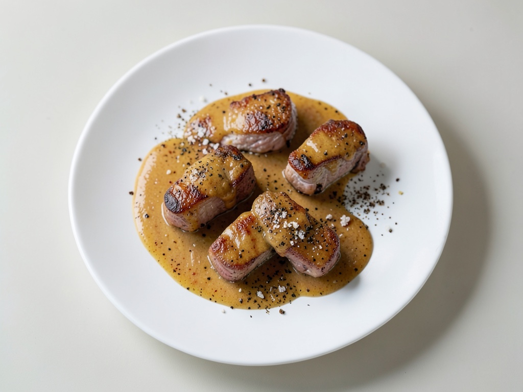 Cosce di pollo croccanti con salsa cremosa al vino e panna