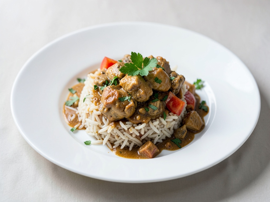 Ragù di pollo con riso