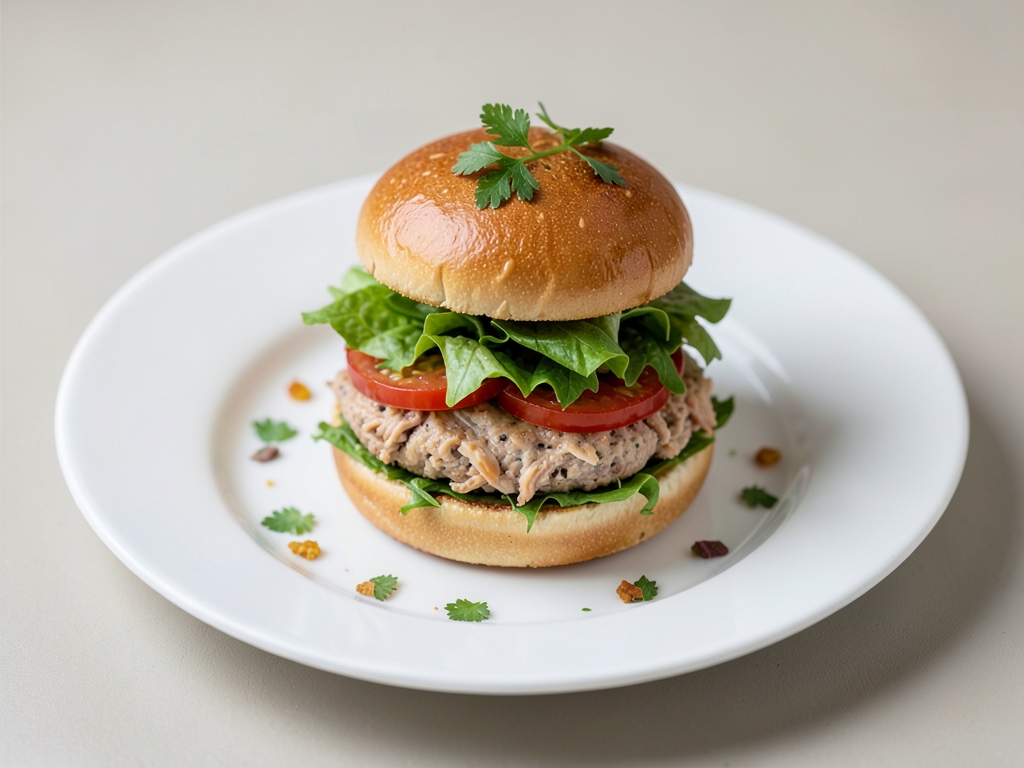 Hähnchensalat-Burger