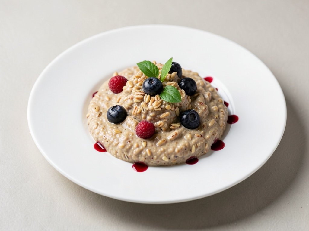 Cremiger Haferbrei mit frischen Beeren