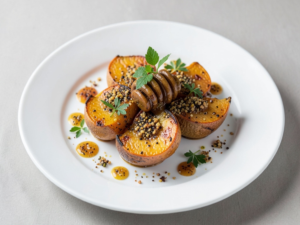 Zucca al forno con miele e cumino