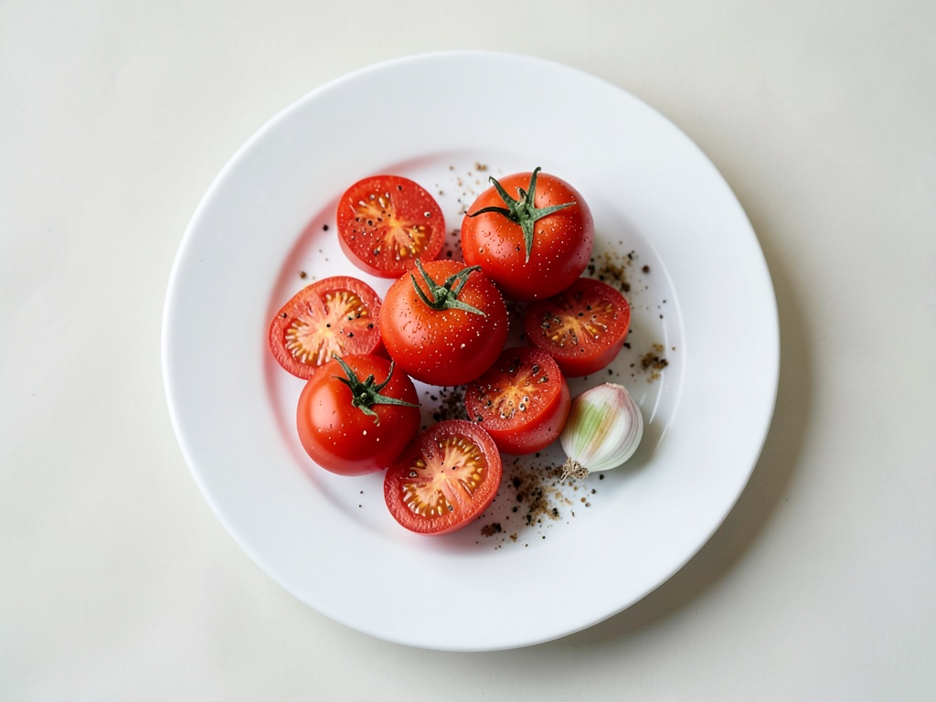 Pomodori semisecci al forno