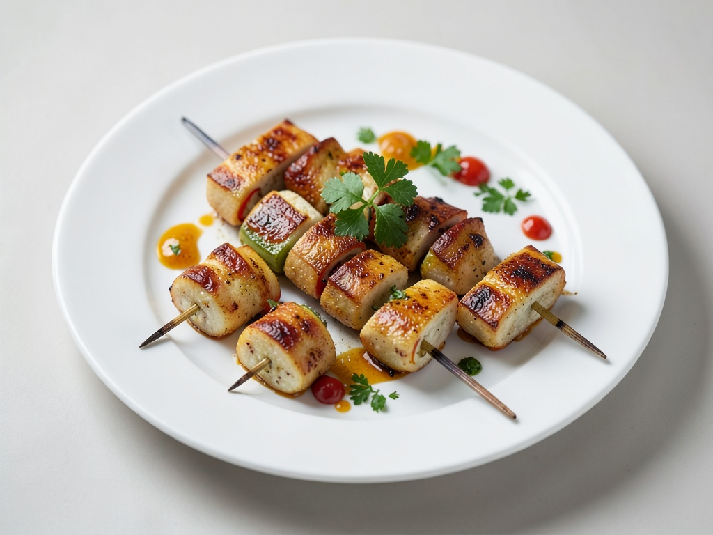Spiedini di Halloumi e Verdure