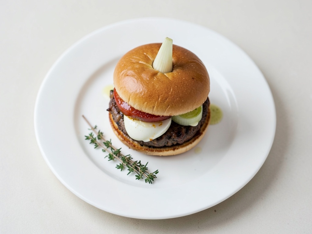 Burger in stile classico