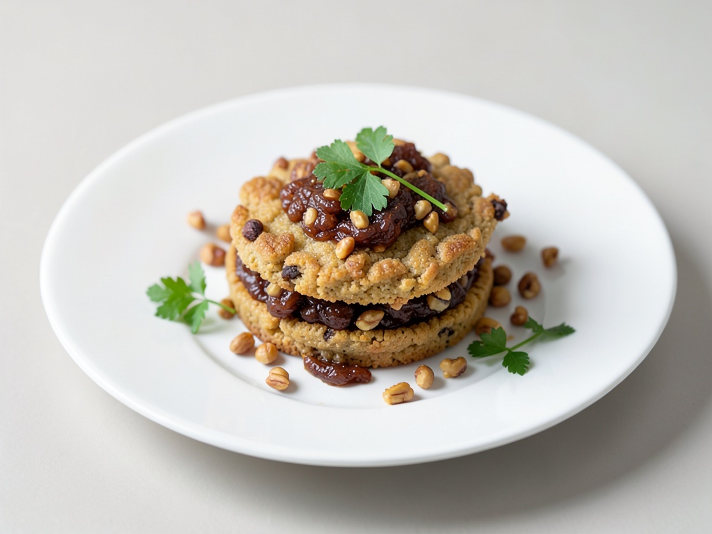 Biscotti croccanti alle nocciole e marmellata
