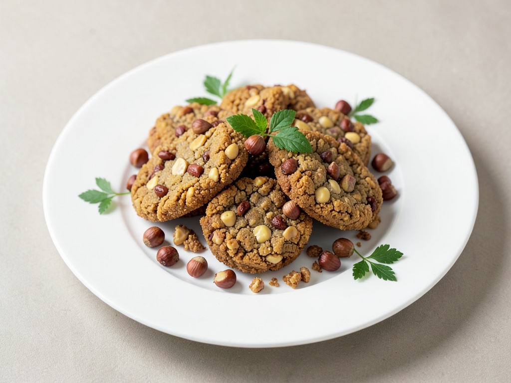 Galletas crujientes de avellana