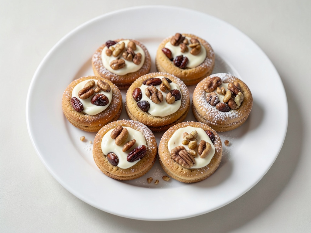 Biscotti croccanti alle nocciole con ripieno cremoso