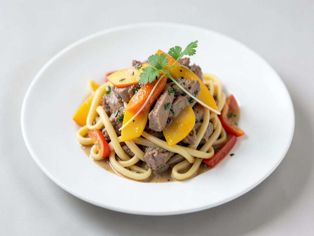 Ragù di cinghiale con mango e spätzle
