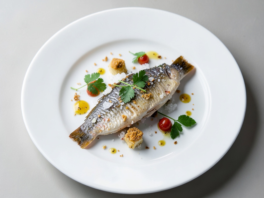 Brochet en croûte de sel