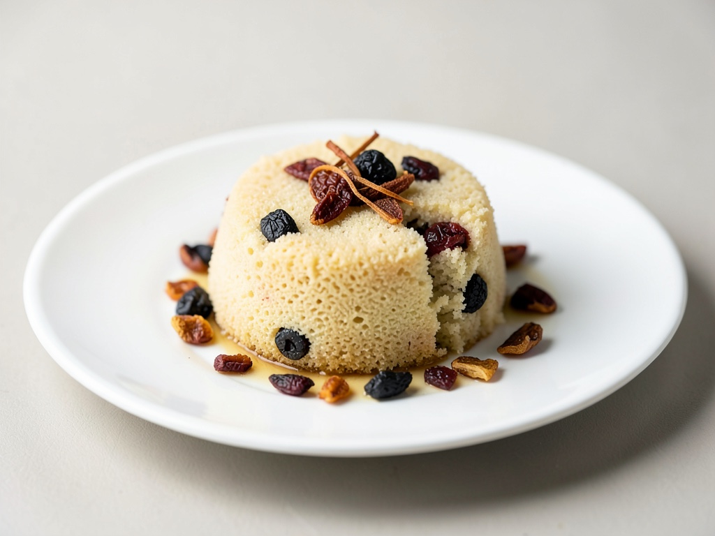 Fluffiger Hefekuchen mit Trockenfrüchten