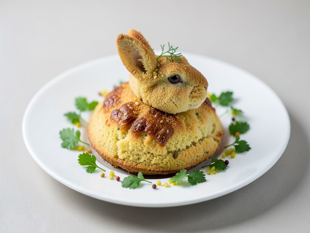 Lapins de Pâques moelleux en pâte levée